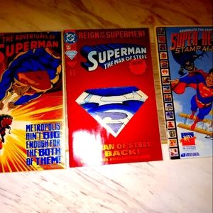 3 superman comic books